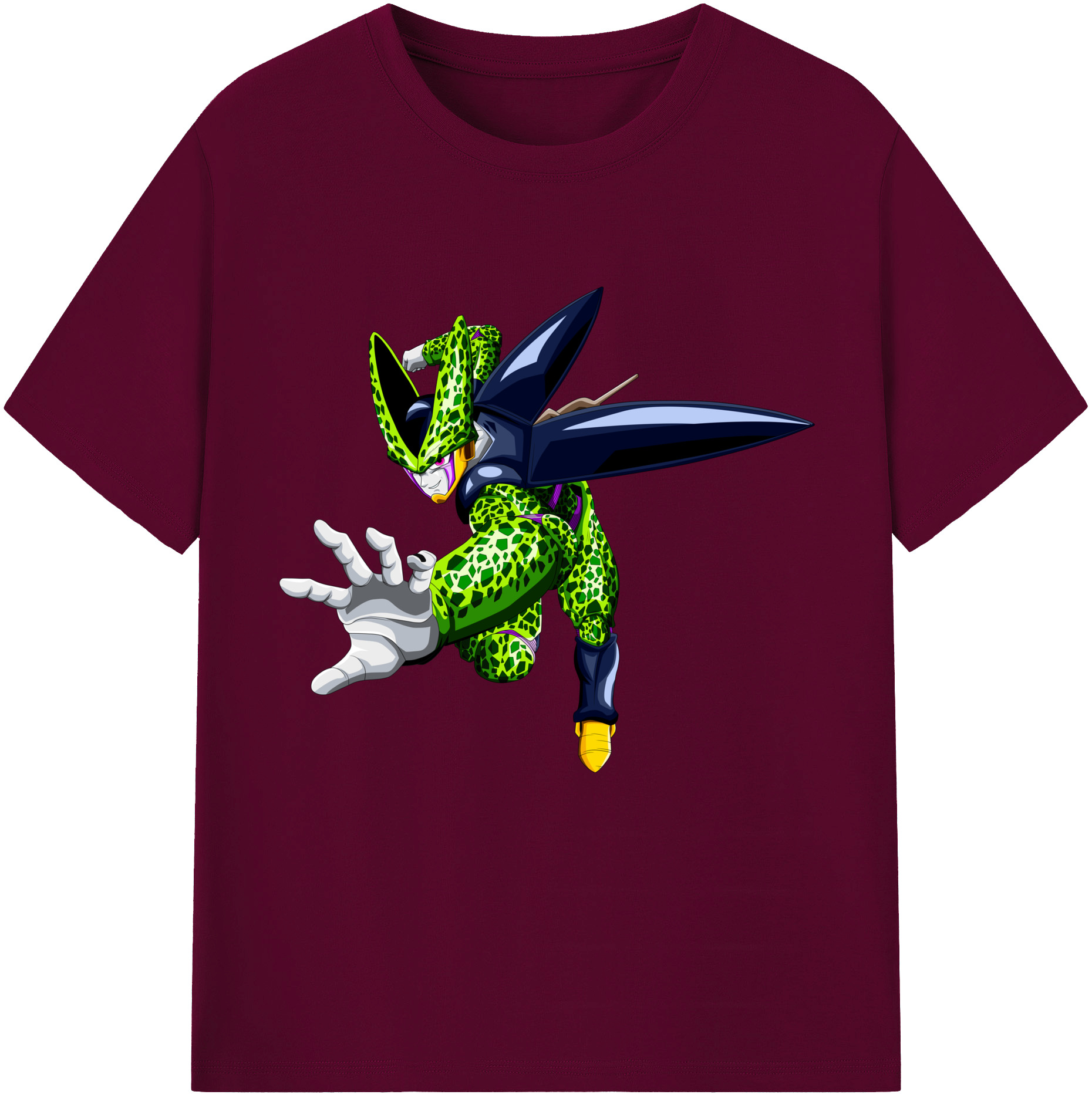 （画像用） ドラゴンボール セル DRAGON BALL Cell レディースカジュアルプリントTシャツ（綿100％）